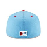 ニューエラ キャップ 59FIFTY ルイビル バッツ MiLB THEME NIGHT FITTED CAP SKY RED