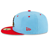 ニューエラ キャップ 59FIFTY ルイビル バッツ MiLB THEME NIGHT FITTED CAP SKY RED