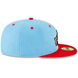 ニューエラ キャップ 59FIFTY ルイビル バッツ MiLB THEME NIGHT FITTED CAP SKY RED