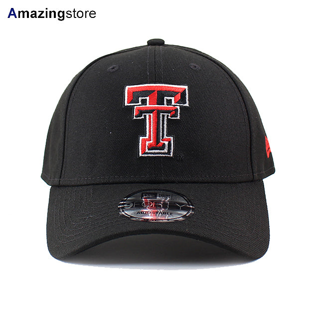 ニューエラ キャップ 9FORTY テキサステック レッドレイダース NCAA THE LEAGUE ADJUSTABLE CAP BLACK NEW ERA TEXAS TECH RED RAIDERS