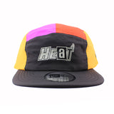 ニューエラ キャンプキャップ マイアミ ヒート NBA NYLON CAMPER SNAPBACK CAP MULTI