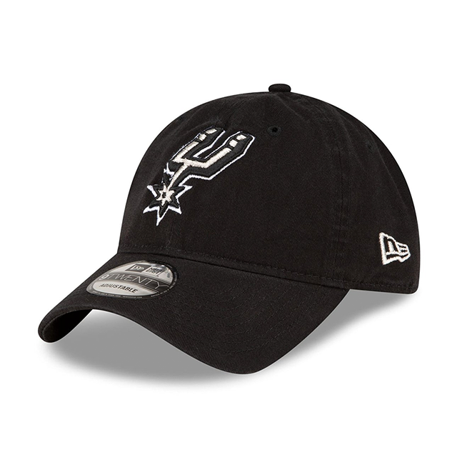 ニューエラ キャップ 9TWENTY ストラップバック サンアントニオ スパーズ NBA CORE CLASSIC CAP BLACK