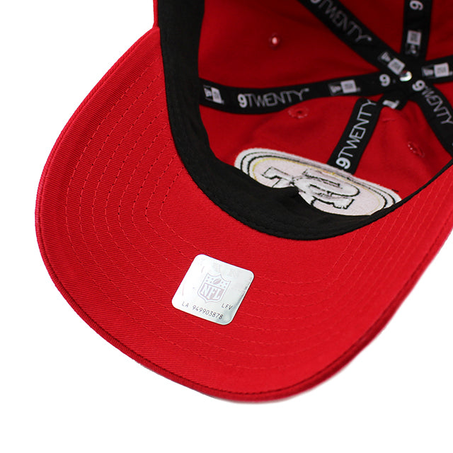 ニューエラ キャップ 9TWENTY ストラップバック サンフランシスコ 49ERS NFL CORE CLASSIC CAP RED