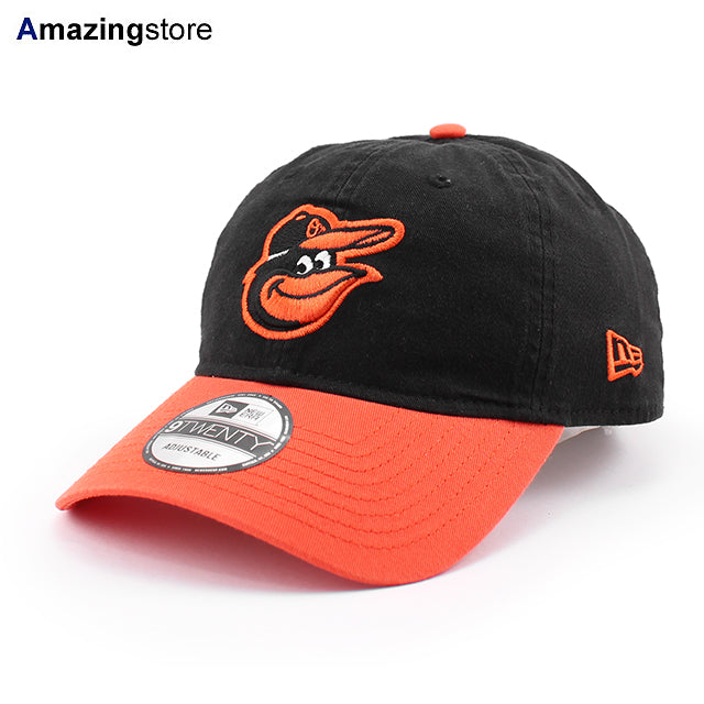 ニューエラ キャップ 9TWENTY ストラップバック ボルチモア オリオールズ MLB CORE CLASSIC ROAD CAP BLACK ORANGE