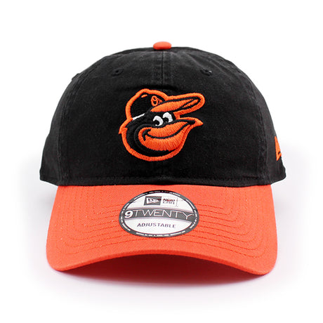 ニューエラ キャップ 9TWENTY ストラップバック ボルチモア オリオールズ MLB CORE CLASSIC ROAD CAP BLACK ORANGE