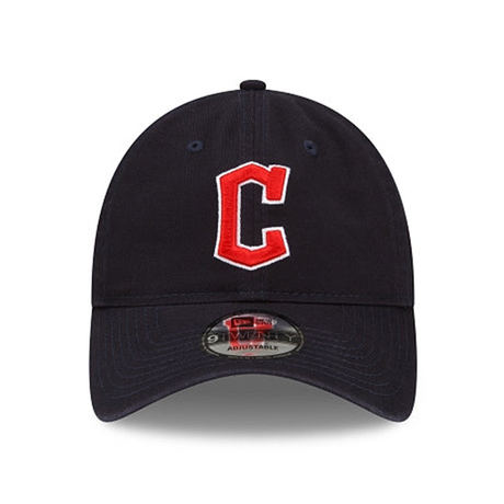 ニューエラ キャップ 9TWENTY ストラップバック クリーブランド ガーディアンズ MLB CORE CLASSIC STRAPBACK CAP NAVY