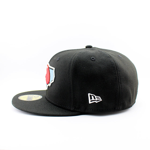 ニューエラ キャップ 59FIFTY ヒッコリー クロウダッズ MiLB ON-FIELD AUTHENTIC ROAD FITTED CAP BLACK