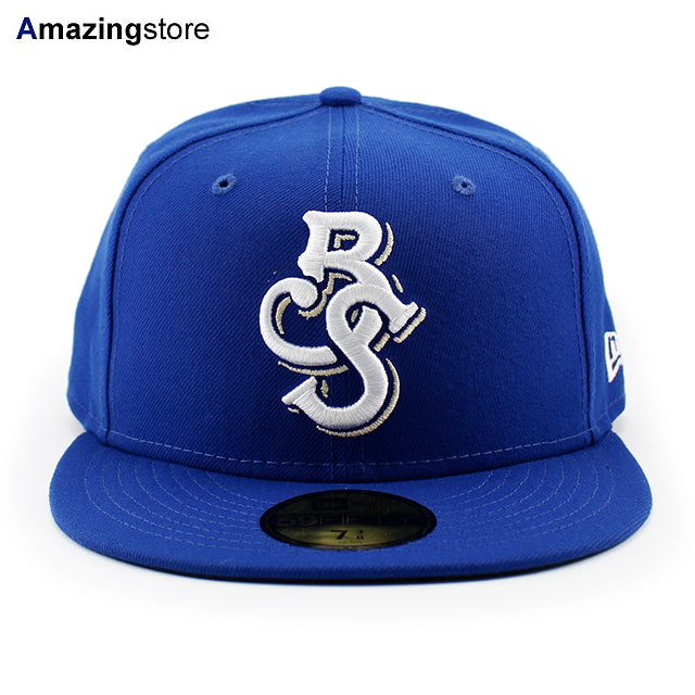 ニューエラ キャップ 59FIFTY ビロクシ シャッカーズ MiLB ON-FIELD AUTHENTIC ROAD FITTED CAP BLUE
