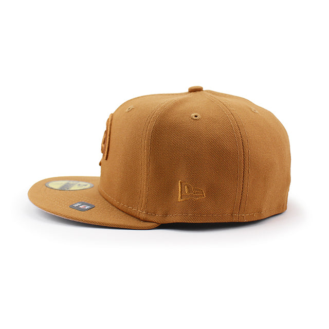 ニューエラ キャップ 59FIFTY ロサンゼルス ラムズ NFL TEAM BASIC FITTED CAP LIGHT BRONZE NEW ERA LOS ANGELES RAMS