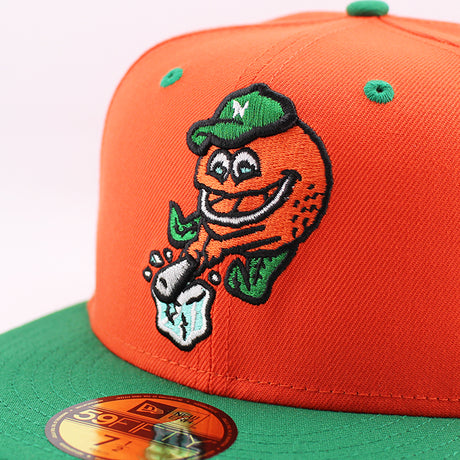 ニューエラ キャップ 59FIFTY ノーフォーク タイズ MiLB THEME NIGHT FITTED CAP ORANGE GREEN