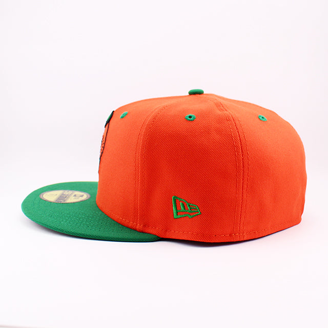 ニューエラ キャップ 59FIFTY ノーフォーク タイズ MiLB THEME NIGHT FITTED CAP ORANGE GREEN
