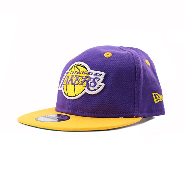 幼児用 ニューエラ キャップ 9FIFTY ロサンゼルス レイカーズ NBA KID'S MY 1st INFANT ADJUSTABLE CAP PURPLE