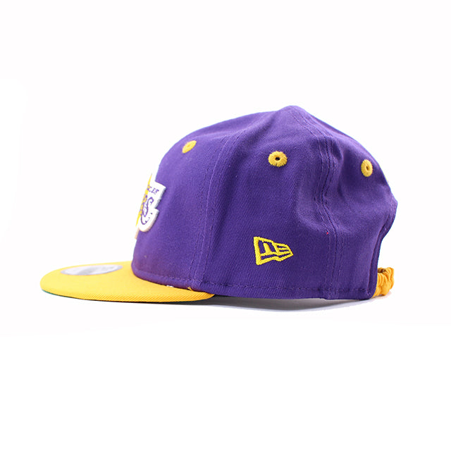 幼児用 ニューエラ キャップ 9FIFTY ロサンゼルス レイカーズ NBA KID'S MY 1st INFANT ADJUSTABLE CAP PURPLE