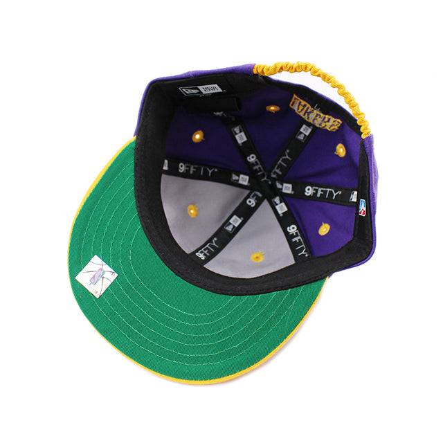 幼児用 ニューエラ キャップ 9FIFTY ロサンゼルス レイカーズ NBA KID'S MY 1st INFANT ADJUSTABLE CAP PURPLE