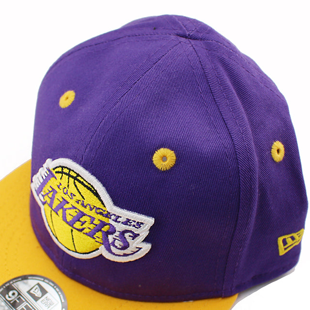 幼児用 ニューエラ キャップ 9FIFTY ロサンゼルス レイカーズ NBA KID'S MY 1st INFANT ADJUSTABLE CAP PURPLE