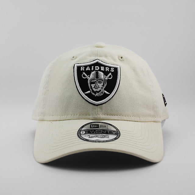 ニューエラ キャップ 9TWENTY ストラップバック ラスベガス レイダース NFL CORE CLASSIC CAP CHROME WHITE