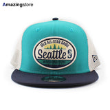 ニューエラ メッシュキャップ 9FIFTY シアトル マリナーズ MLB 2023 ALL STAR GAME SEATTLE MESH SNAPBACK CAP TEAL