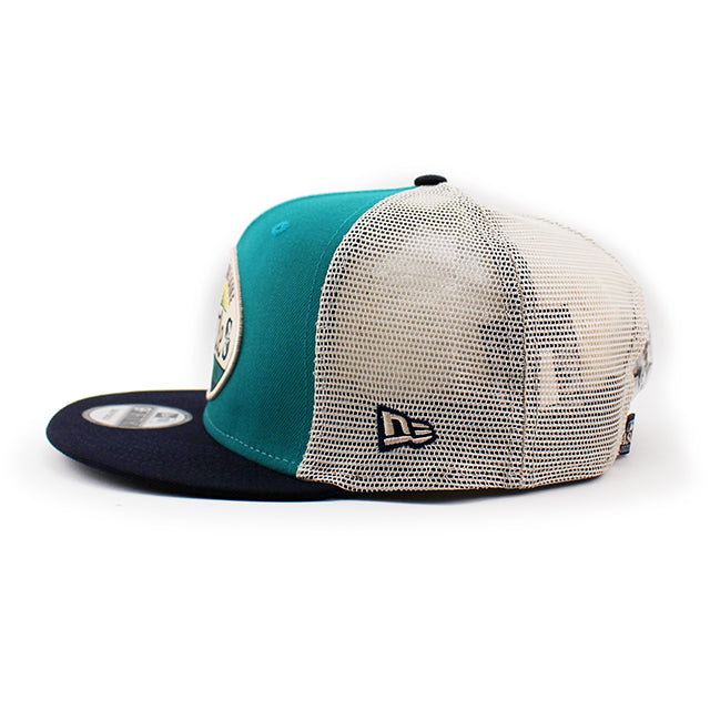 ニューエラ メッシュキャップ 9FIFTY シアトル マリナーズ MLB 2023 ALL STAR GAME SEATTLE MESH SNAPBACK CAP TEAL