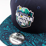 ニューエラ キャップ 9FIFTY スナップバック シアトル マリナーズ MLB 2023 ALL STAR GAME SNAPBACK CAP NAVY-TEAL