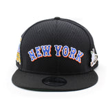 ニューエラ キャップ スナップバック ニューヨーク メッツ MLB POST-UP PIN SNAPBACK CAP BLACK