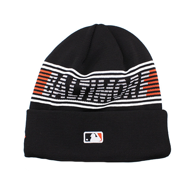 ニューエラ ニット ビーニー ボルチモア オリオールズ MLB SPORTS KNIT BEANIE BLACK