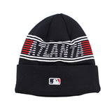 ニューエラ ニット ビーニー アトランタ ブレーブス MLB SPORTS KNIT BEANIE NAVY