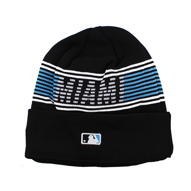 ニューエラ ニット ビーニー フロリダ マーリンズ MLB SPORTS KNIT BEANIE BLACK