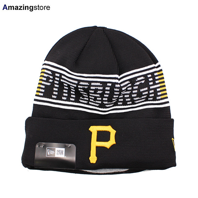 ニューエラ ニット ビーニー ピッツバーグ パイレーツ MLB SPORTS KNIT BEANIE BLACK