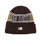 ニューエラ ニット ビーニー サンディエゴ パドレス MLB SPORTS KNIT BEANIE BROWN