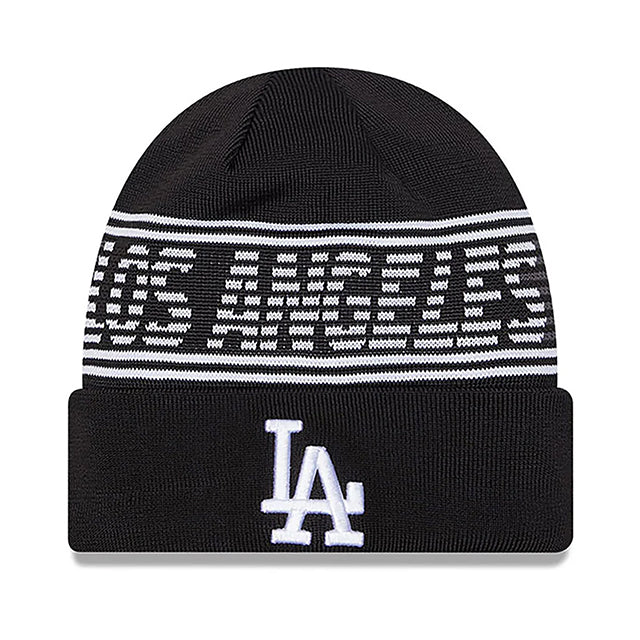 ニューエラ ニット ビーニー ロサンゼルス ドジャース MLB SPORTS KNIT BEANIE BLACK