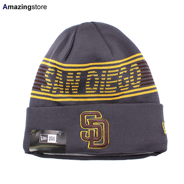 ニューエラ ニット ビーニー サンディエゴ パドレス MLB SPORTS KNIT BEANIE GRAPHITE