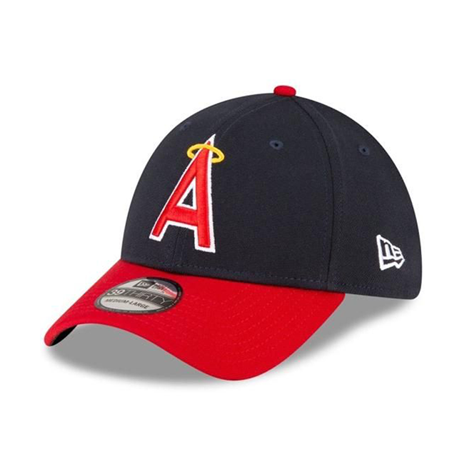 ニューエラ キャップ 39THIRTY ロサンゼルス エンゼルス MLB TEAM CLASSIC ALTERNATE FLEX FIT CAP NAVY RED