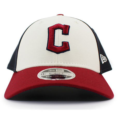 シティコネクトニューエラ キャップ 9FORTY スナップバック クリーブランド ガーディアンズ MLB CITY CONNECT STRETCH SNAPBACK NAVY