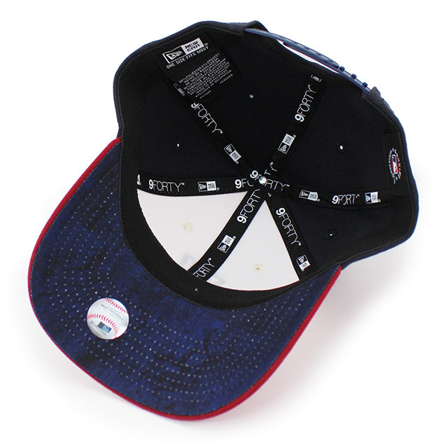 シティコネクトニューエラ キャップ 9FORTY スナップバック クリーブランド ガーディアンズ MLB CITY CONNECT STRETCH SNAPBACK NAVY