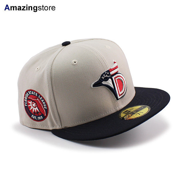 ニューエラ キャップ 59FIFTY ダニーデン ブルージェイズ MiLB ON-FIELD AUTHENTIC JULY4TH FITTED CAP STONE NAVY