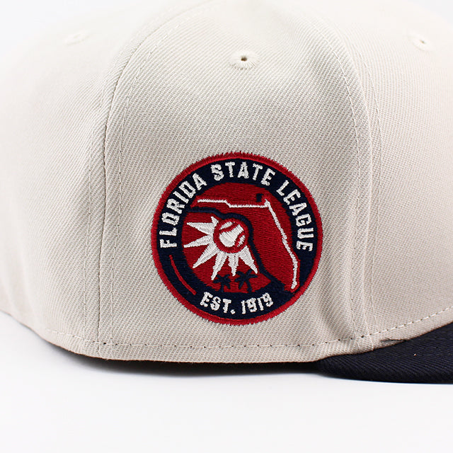 ニューエラ キャップ 59FIFTY ダニーデン ブルージェイズ MiLB ON-FIELD AUTHENTIC JULY4TH FITTED CAP STONE NAVY