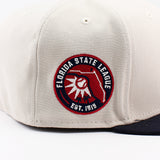 ニューエラ キャップ 59FIFTY ダニーデン ブルージェイズ MiLB ON-FIELD AUTHENTIC JULY4TH FITTED CAP STONE NAVY