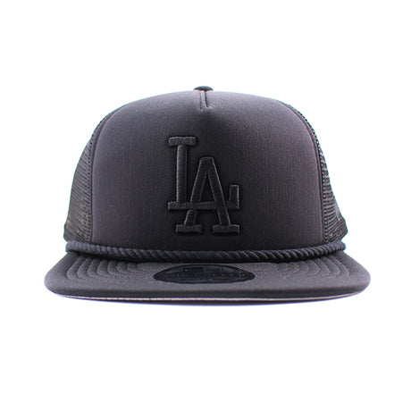 ニューエラ キャップ GOLFER ロサンゼルス ドジャース MLB SNAPBACK BLACKOUT