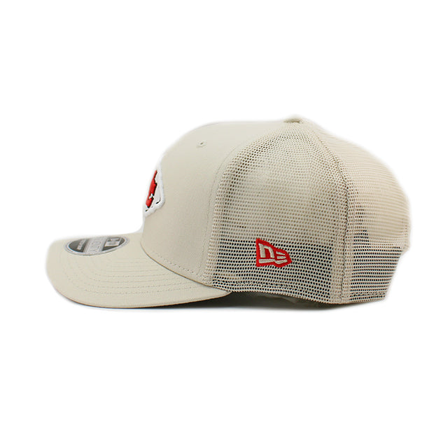 ニューエラ キャップ 9SEVENTY ストレッチ スナップバック カンザスシティ チーフス NFL MESH STRETCH SNAPBACK CAP STONE