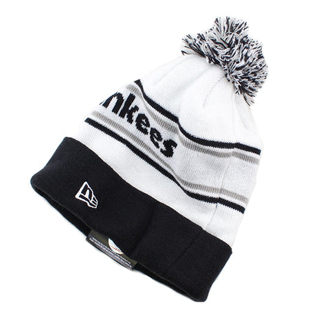 ニューエラ ニットキャップ ビーニー ニューヨーク ヤンキース MLB BANDED POM KNIT BEANIE CAP NAVY