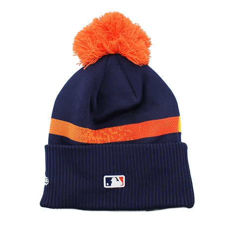 シティコネクト ニューエラ ニットキャップ ビーニー ヒューストン アストロズ 2022 MLB CITY CONNECT POM KNIT BEANIE CAP NAVY