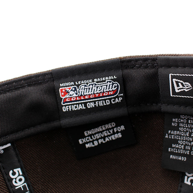 ニューエラ キャップ 59FIFTY インランド エンパイア シクサーズ MiLB THEME NIGHT FITTED CAP BROWN