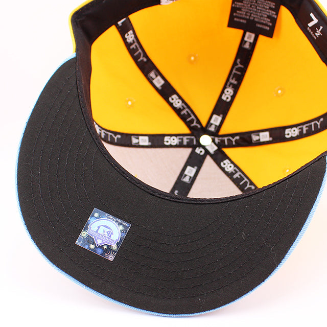 ニューエラ キャップ 59FIFTY リーハイバレー アイアンピッグス MiLB THEME NIGHT FITTED CAP GOLD SKY