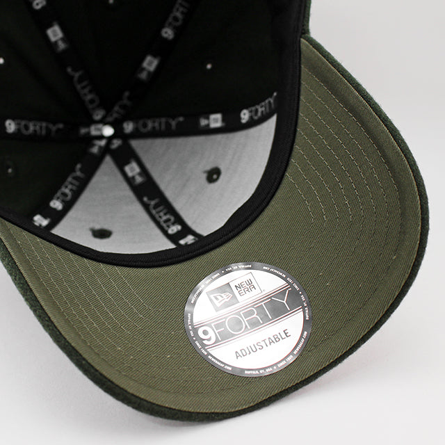 ニューエラ キャップ 9FORTY マクラーレン レーシング PUFF PATCH STRAPBACK CAP OLIVE