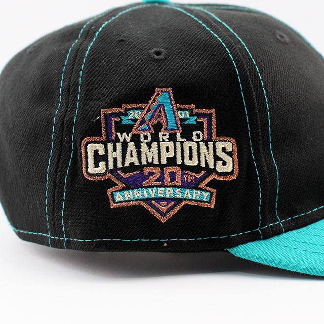 ニューエラ キャップ RC9FIFTY アリゾナ ダイヤモンドバックス MLB 20TH ANNIVERSARY WORLD CHAMPIONS RETRO CROWN SNAPBACK CAP BLACK