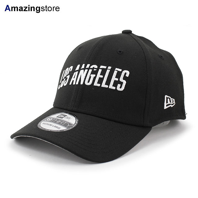 シティコネクト ニューエラ キャップ 39THIRTY ロサンゼルス ドジャース MLB CITY CONNECT ALTERNATE-2 FLEX FIT CAP BLACK WHITE