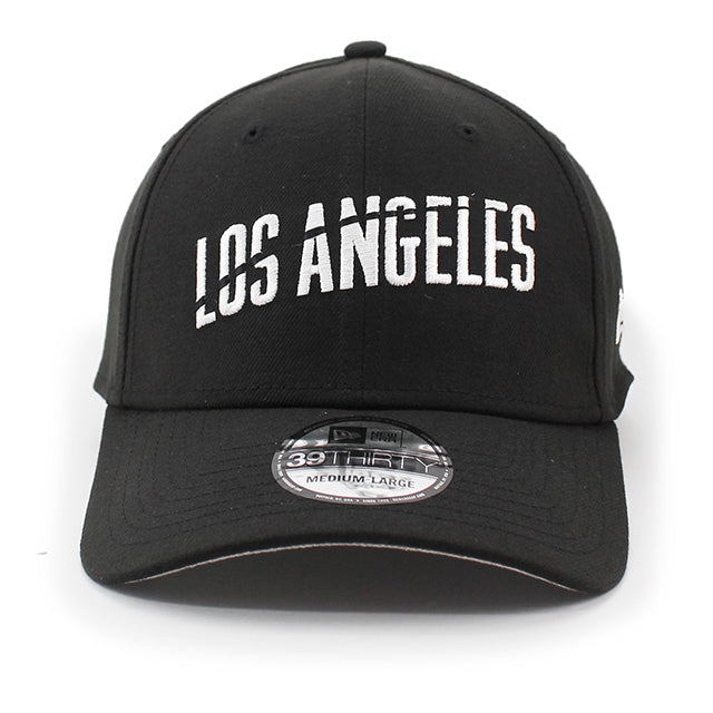 シティコネクト ニューエラ キャップ 39THIRTY ロサンゼルス ドジャース MLB CITY CONNECT ALTERNATE-2 FLEX FIT CAP BLACK WHITE