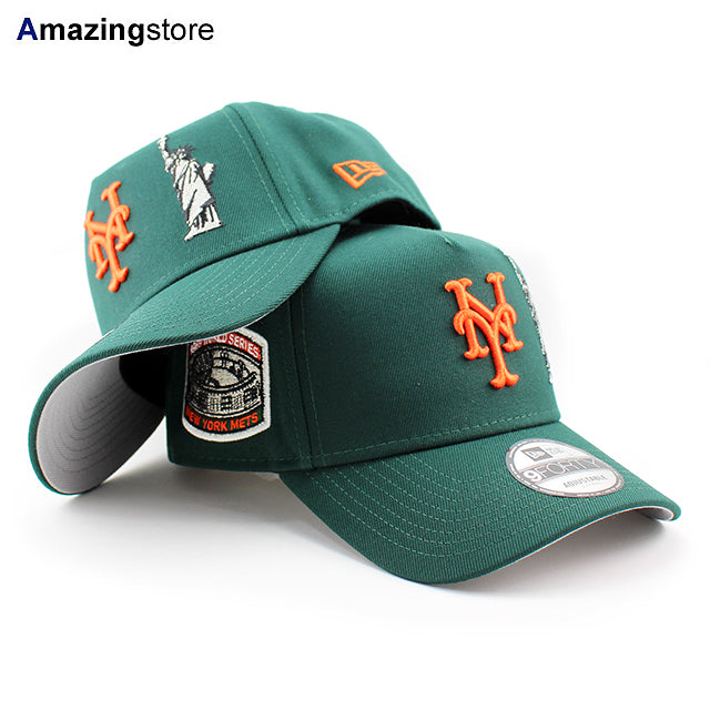 ニューエラ キャップ 9FORTY スナップバック ニューヨーク メッツ MLB 1969 WORLD SERIES A-FRAME SNAPBACK CAP GREEN