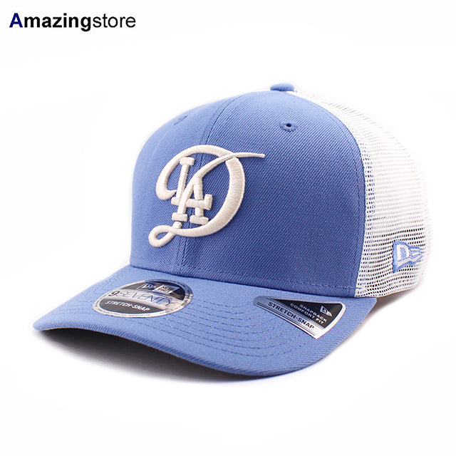 ニューエラ キャップ 9SEVENTY ストレッチ スナップバック ロサンゼルス ドジャース MLB CITY CONNECT STRETCH MESH SNAPBACK CAP LIGHT BLUE