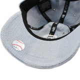 ニューエラ キャップ 9TWENTY ストラップバック アトランタ ブレーブス MLB PATCH DENIM STRAPBACK CAP LIGHT BLUE